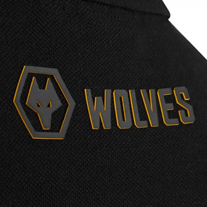 Wolverhampton Wanderers Fan Shop | Blackout Polo – Black Collection Official Wolves Fan Gear